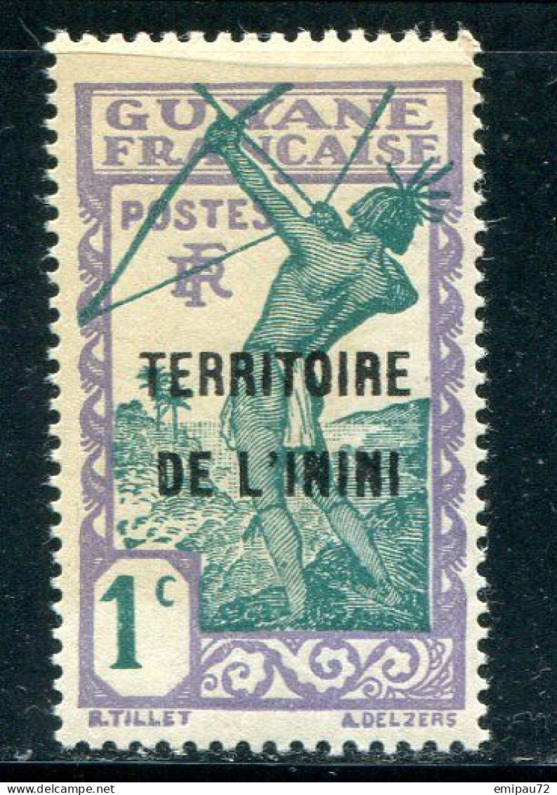 ININI- Y&T N°1- Neuf Sans Charnière ** - Unused Stamps