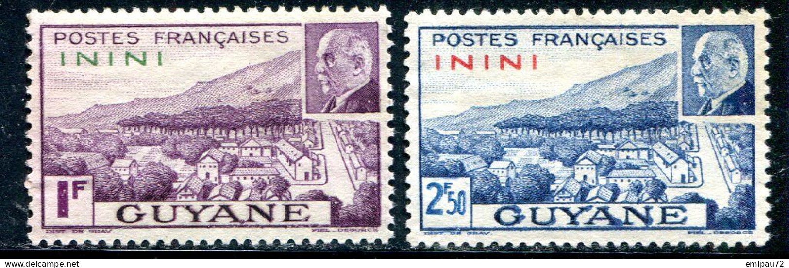 ININI- Y&T N°51 Et 52- Neufs Sans Gomme - Unused Stamps