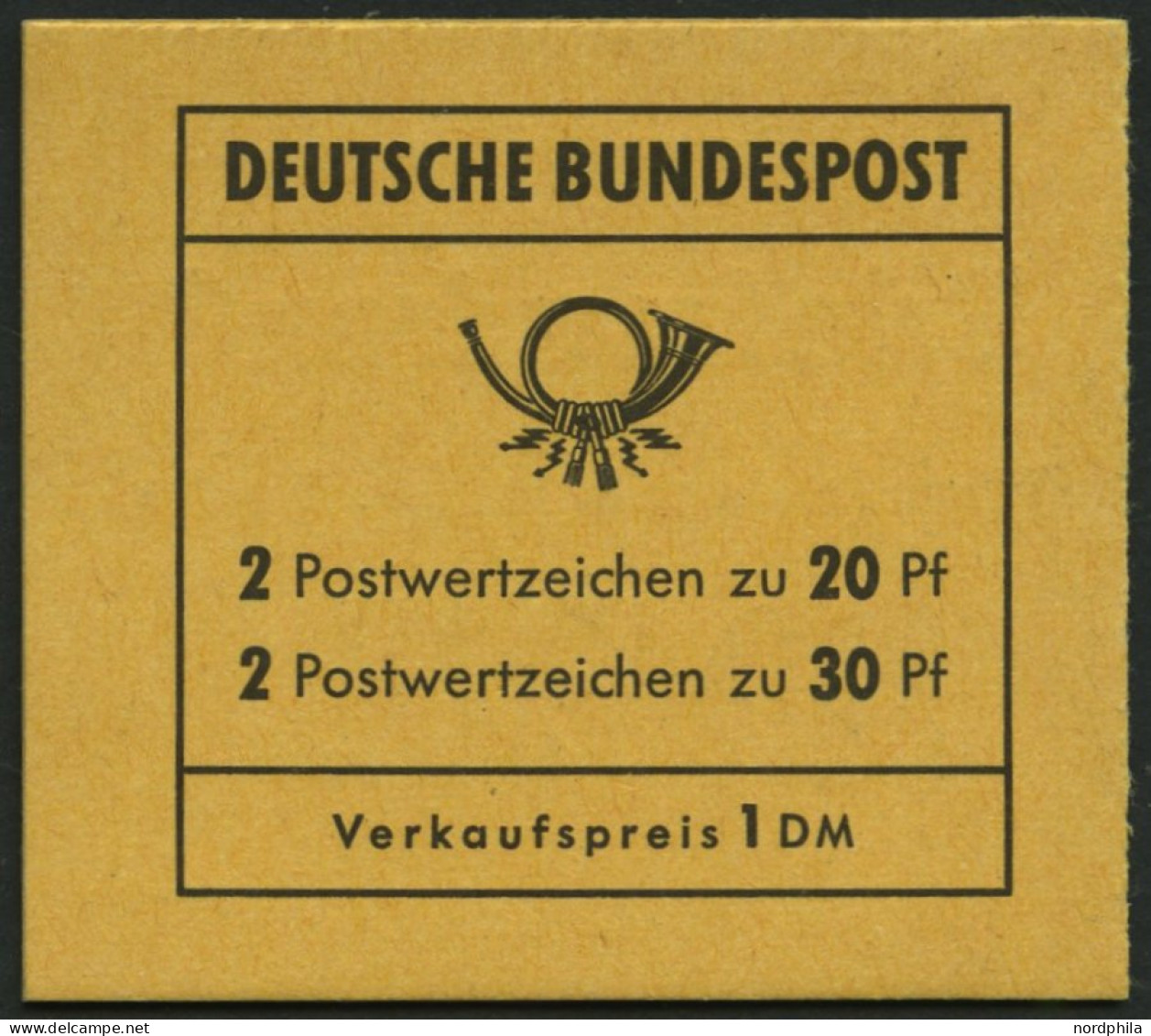 MARKENHEFTCHEN MH 14e , 1968, Markenheftchen Brandenburger Tor, 2. Deckelseite: DBZ, Pracht, Mi. 100.- - Other & Unclassified