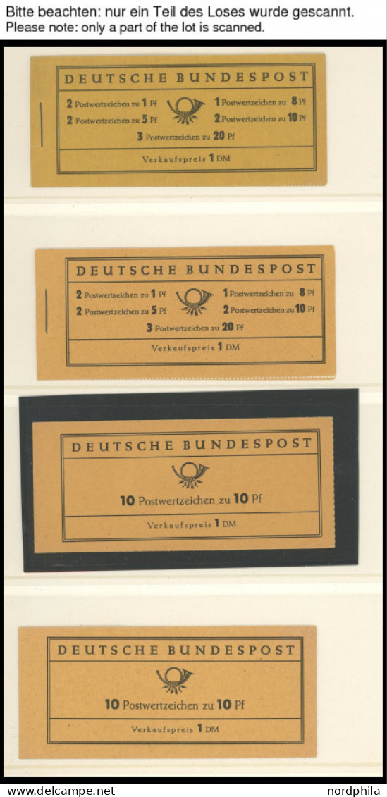 MARKENHEFTCHEN MH , 1958-2000, Sammlung Von 74 Verschiedenen Postfrischen Markenheftchen Aus MH 4 - 40, Einige Bessere,  - Autres & Non Classés