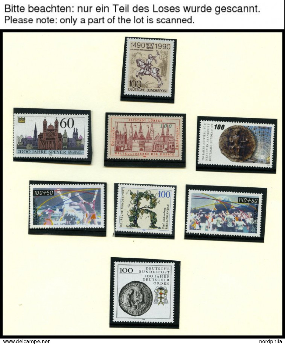JAHRGÄNGE 1444-1644 , 1990-92, 3 Jahrgänge, In Den Hauptnummern Komplett, Pracht - Used Stamps