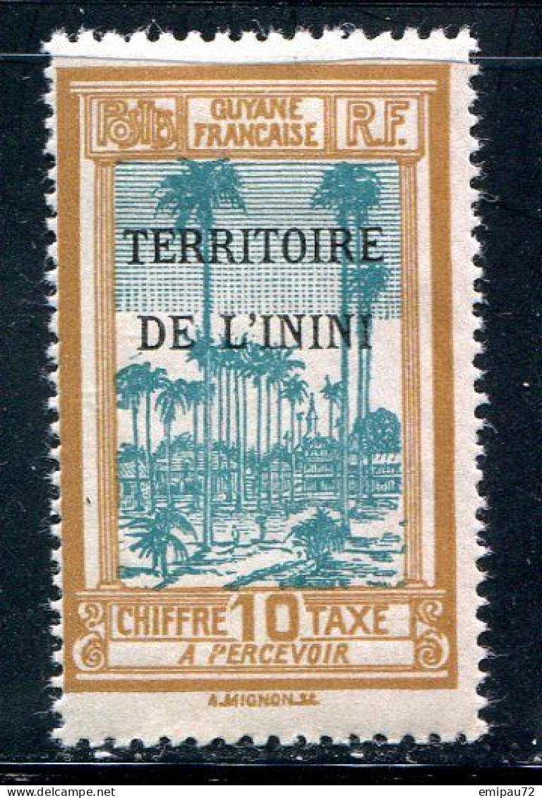 ININI- Taxe Y&T N°2- Neuf Avec Charnière * - Unused Stamps