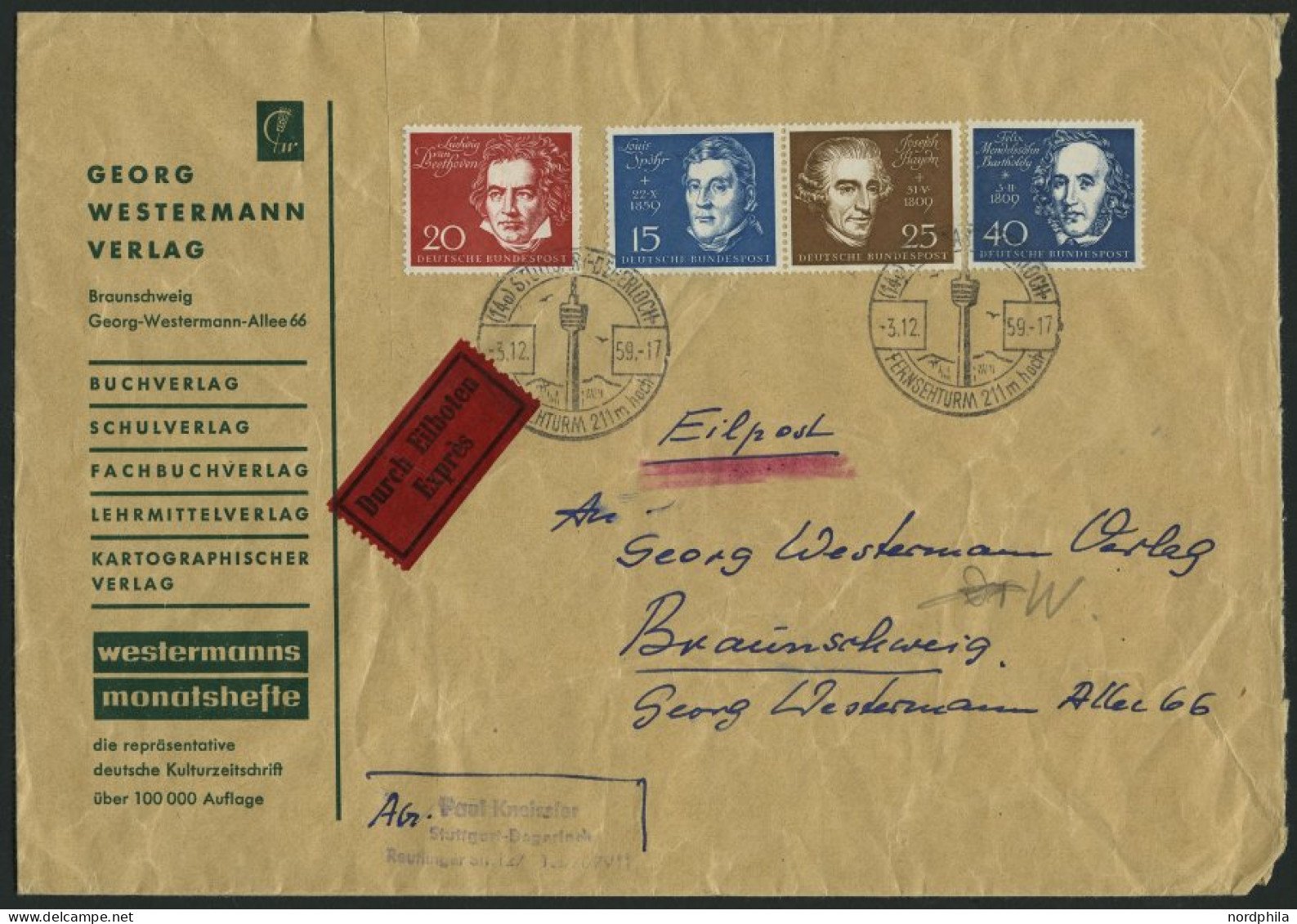 SAMMLUNGEN o, BRIEF, gestempelte Sammlung Bund von 1949-87 im Schaubek-Album, dabei diverse Briefe, anfangs lückenhaft, 