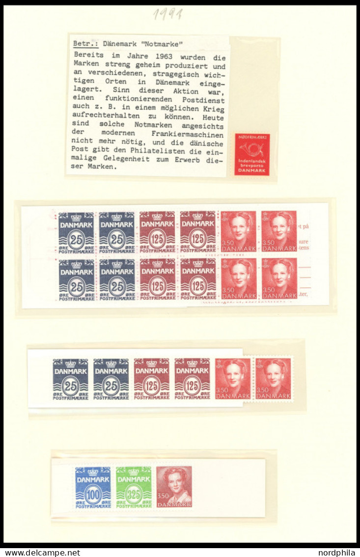 SAMMLUNGEN, LOTS 767-1233 , 1983-1999, Postfrisch Komplett Auf Seiten, Dazu MH 42-44, Pracht - Sammlungen