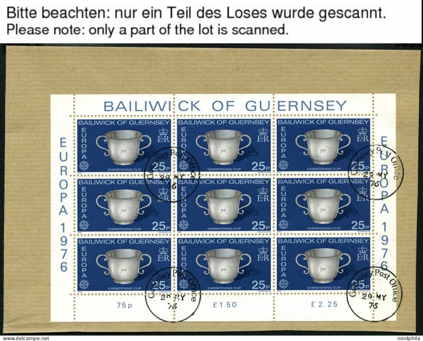 GUERNSEY KB O, 1976-90, Europa, 13 Kleinbogensätze (ohne 1982 Und 86) Mit Ersttagsstempeln, Pracht, Mi. 317.- - Guernesey