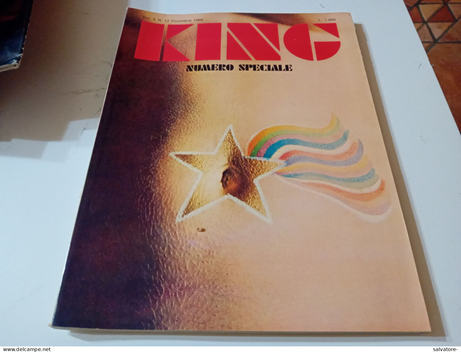 RIVISTA KING NUMERO SPECIALE- VOLUME 2- NUMERO 12 DICEMBRE 1968 - Health & Beauty