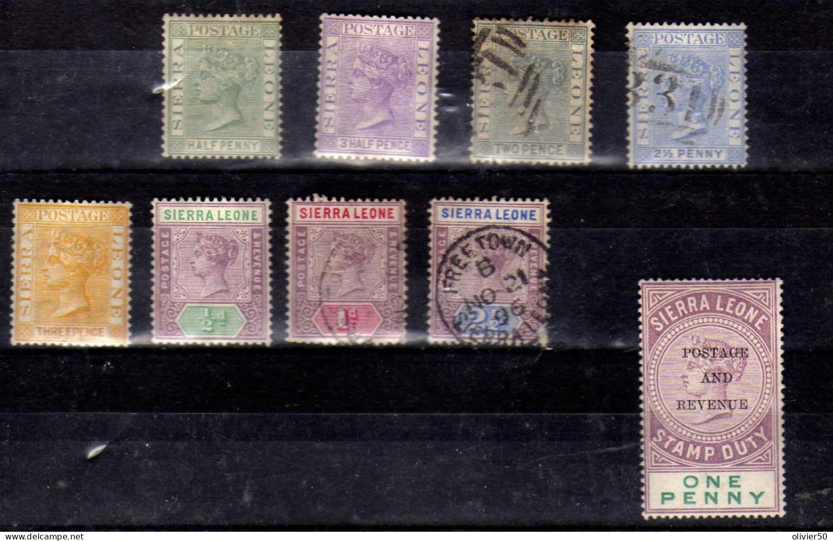 Sierra Leone (1893-97) - Victoria - Neufs*/sg Et Oblit - Sierra Leone (...-1960)