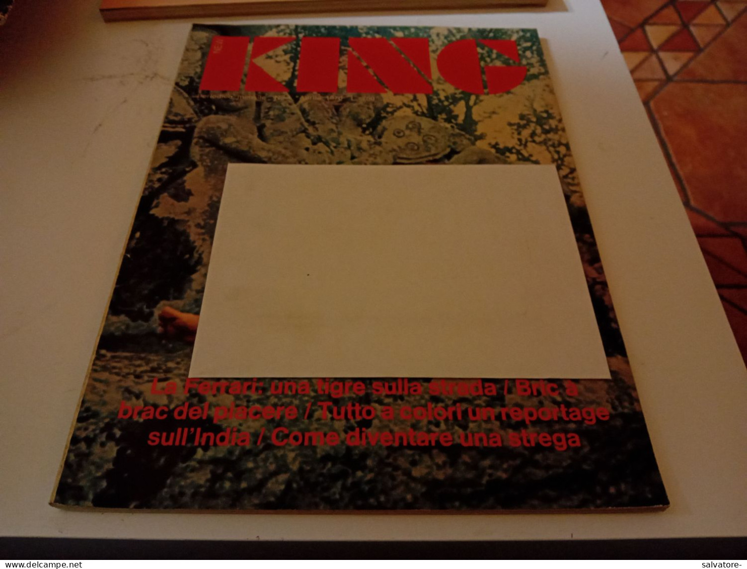 RIVISTA KING- PERIODO MENSILE- NUMERO 4- APRILE 1970 - Gezondheid En Schoonheid