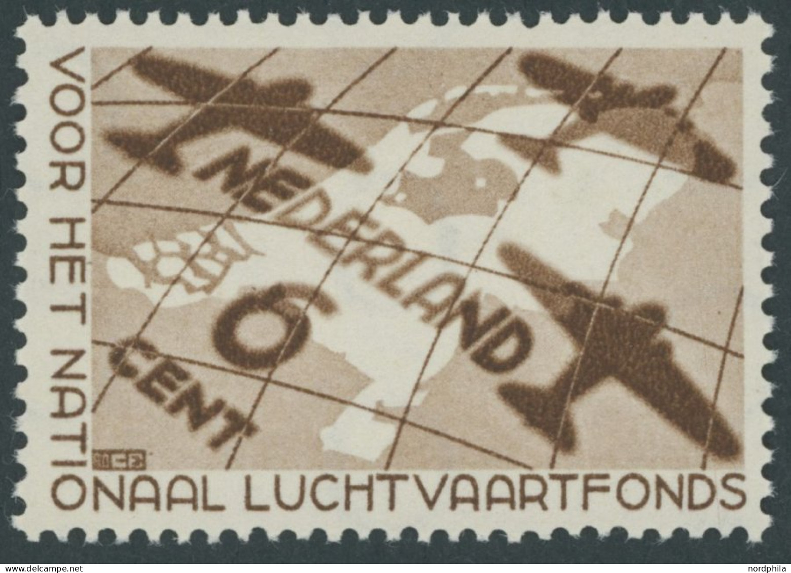 NIEDERLANDE 286 , 1935, 6 C. Luftfahrtfonds, Postfrisch, Pracht, Mi. 75.- - Andere & Zonder Classificatie