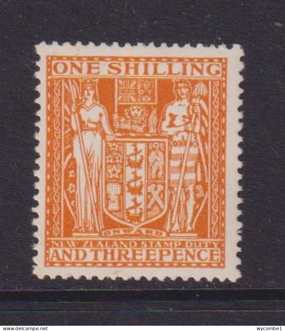 NEW ZEALAND  - 1940-52 Postal Fiscal  Wmk Single Lined NZ And Star Close Together 1s3d Hinged Mint - Steuermarken/Dienstmarken