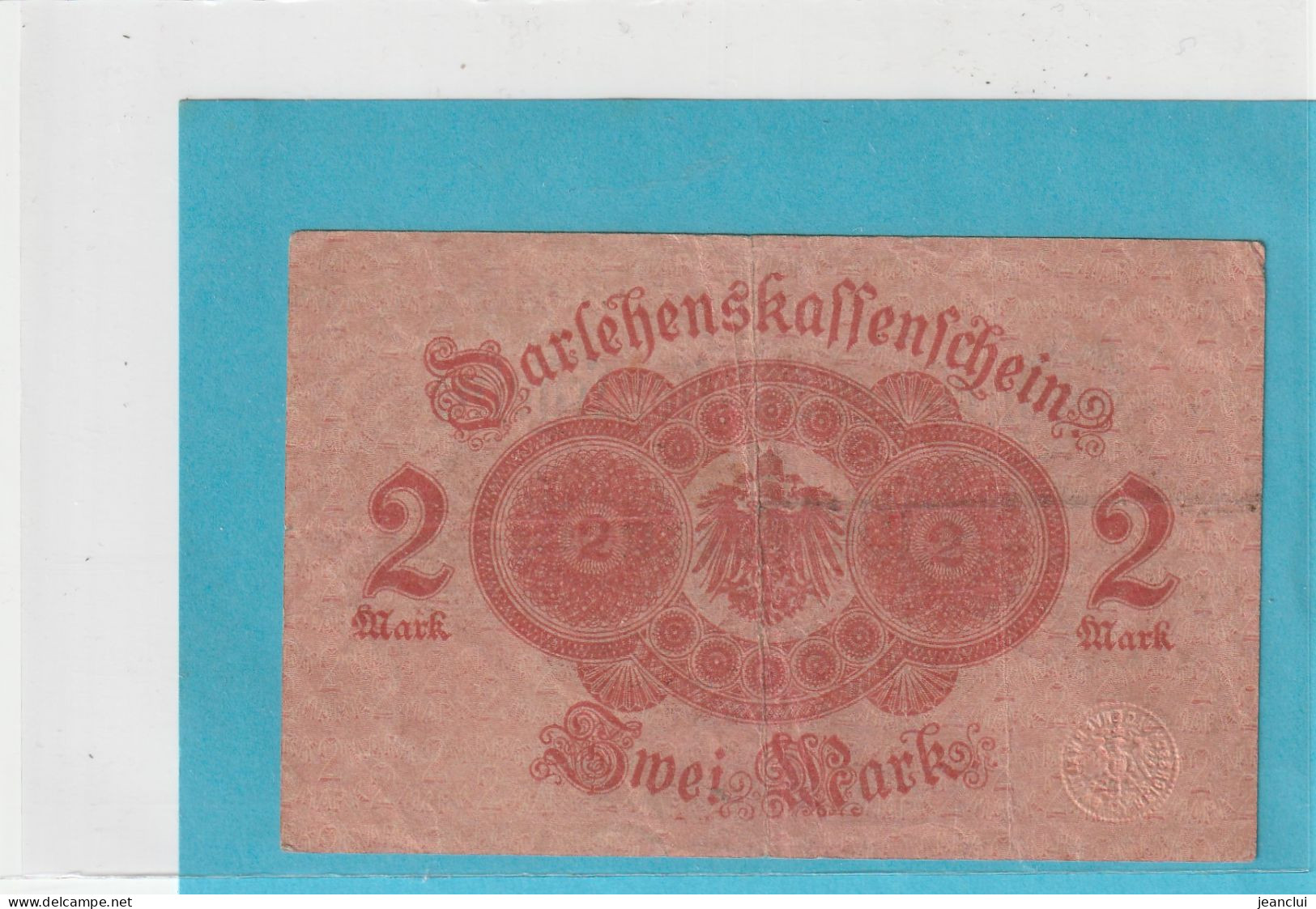 DARLEHENKASSENSCHEINE  .  5 MARK  . N°  683.393337  .  2 SCANNES - [13] Bundeskassenschein