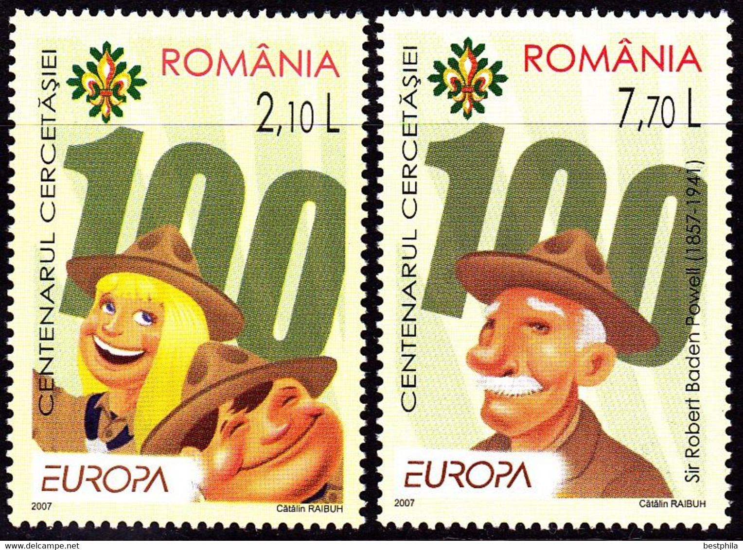 Europa Cept - 2007 - Romania, Rumenien - (Scouting) ** MNH - 2007