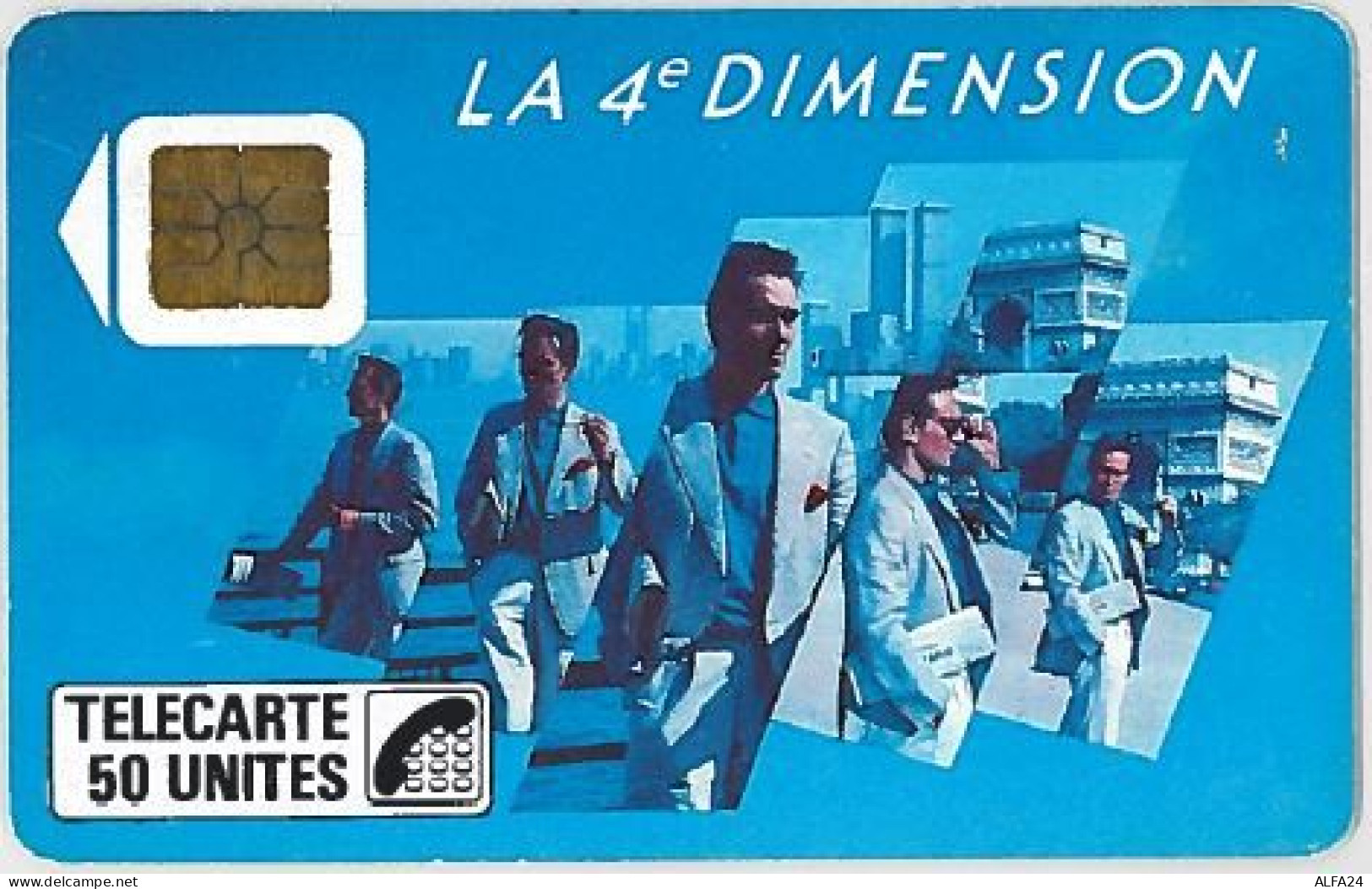 TELECARTE F38 4e DIMENSION HOMMES - 1988