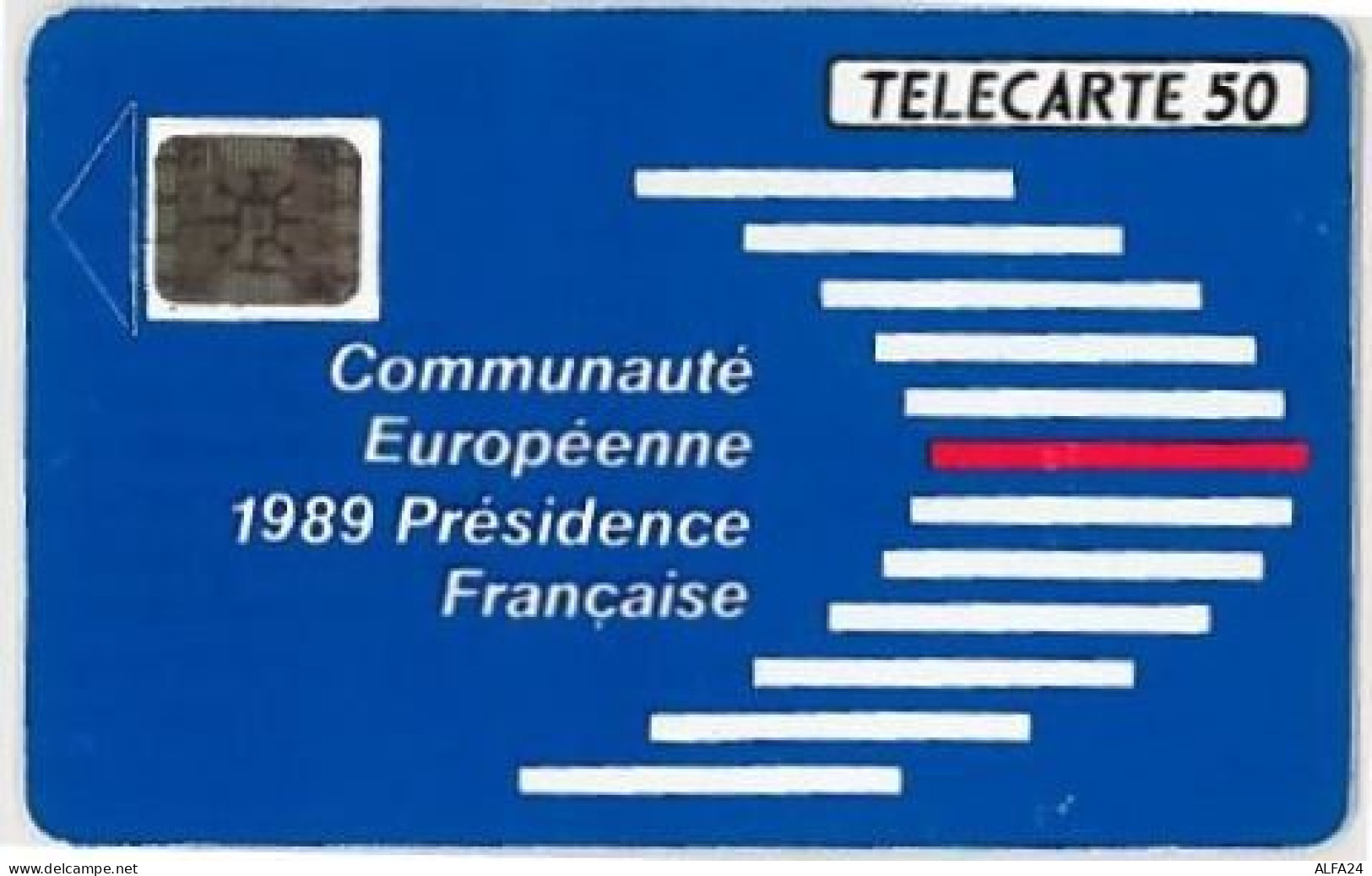 TELECARTE F107B COMMUNAUTE EUROPEENNE - 1990