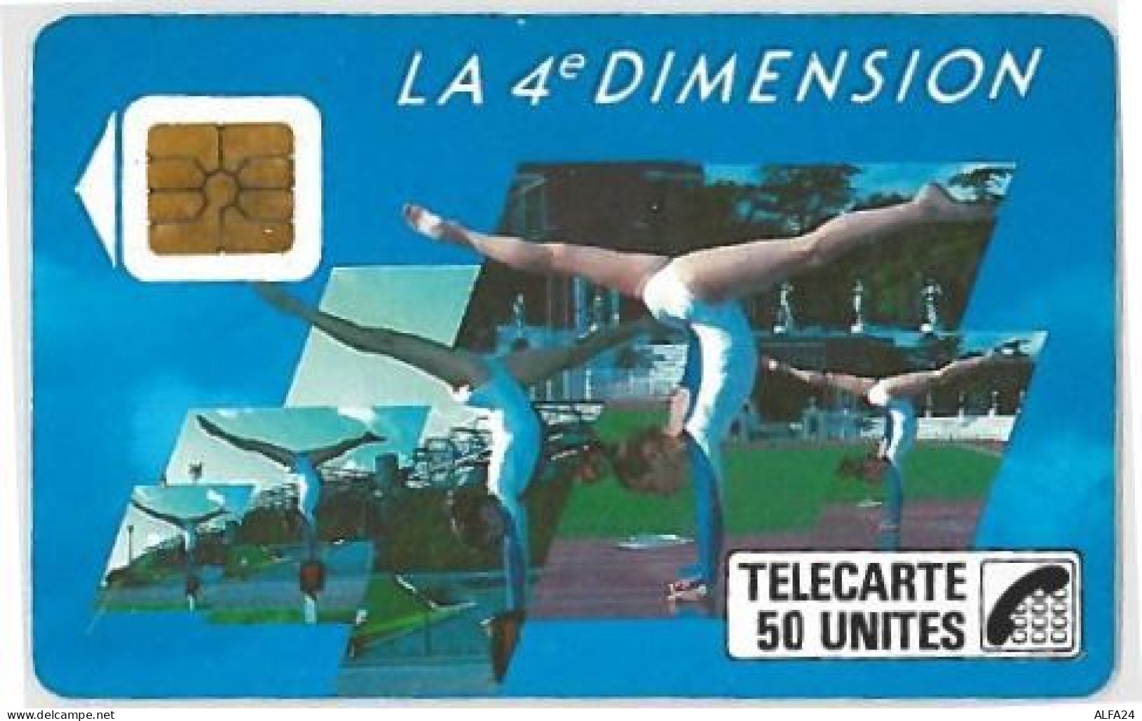 TELECARTE F36 4e DIMENSION FEMMES - 1988