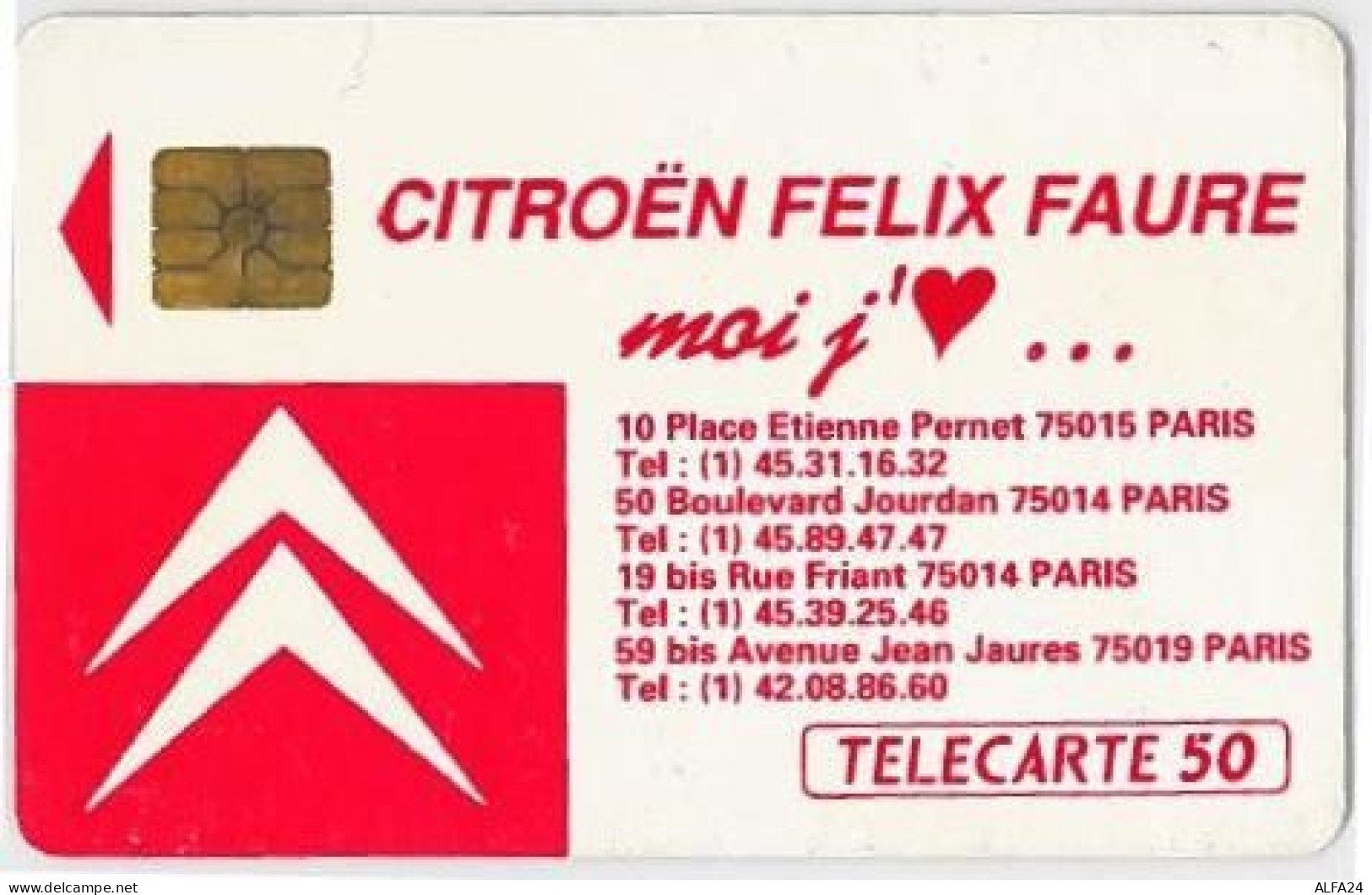 TELECARTE F171 CITROEN ROUEN (2) - 1991