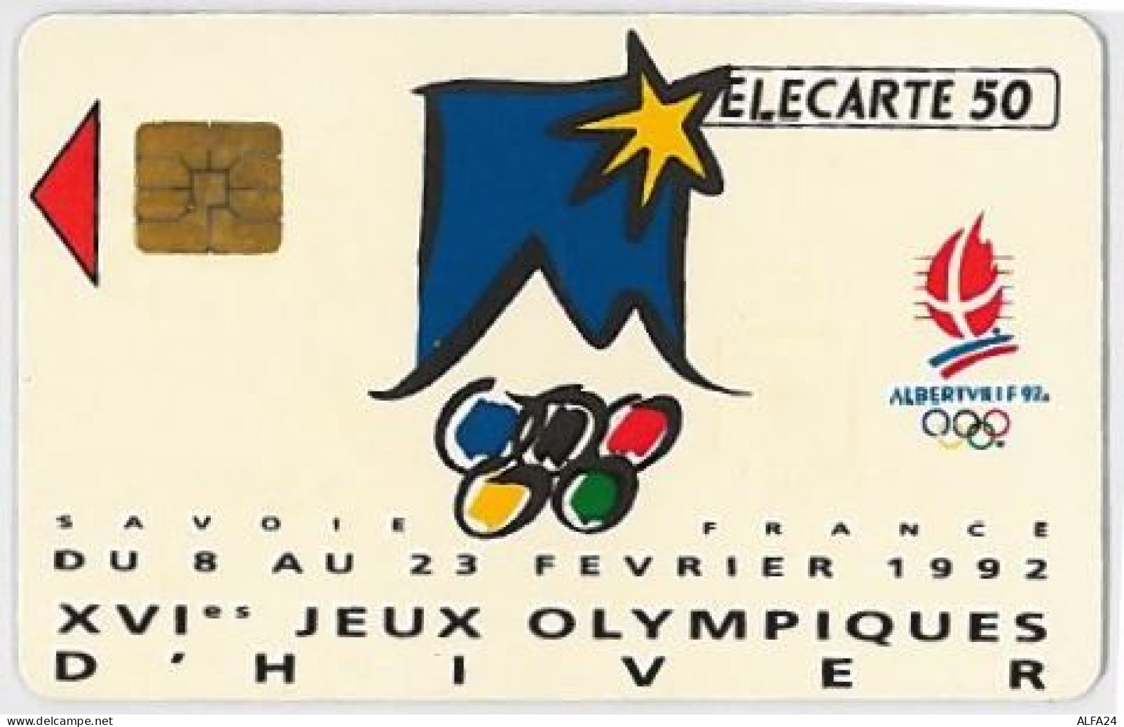 TELECARTE F228 ALBERTVILLE 92 - 1992