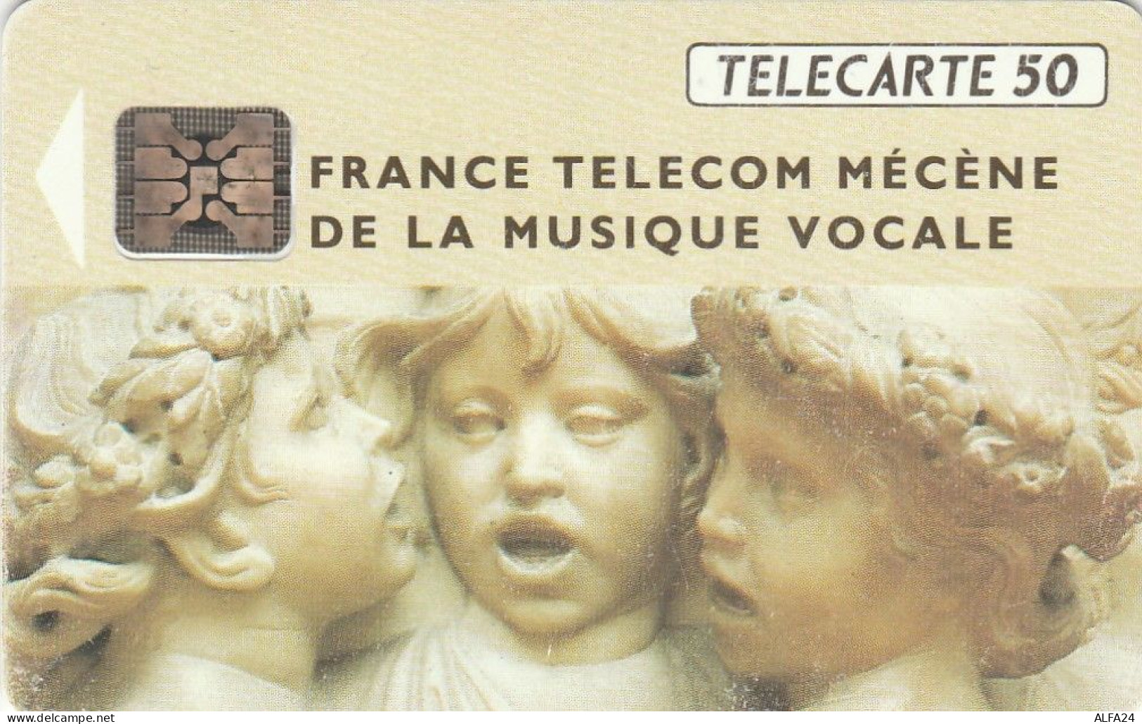 TELECARTE F291 MUSIQUE VOCALE - 1992