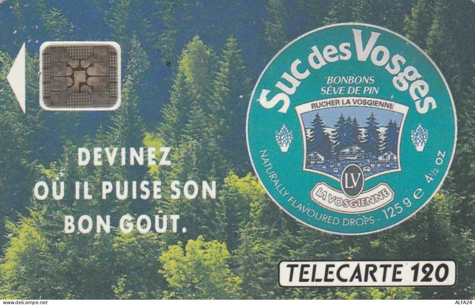 TELECARTE F316 SUC DES VOGES (2) - 1993