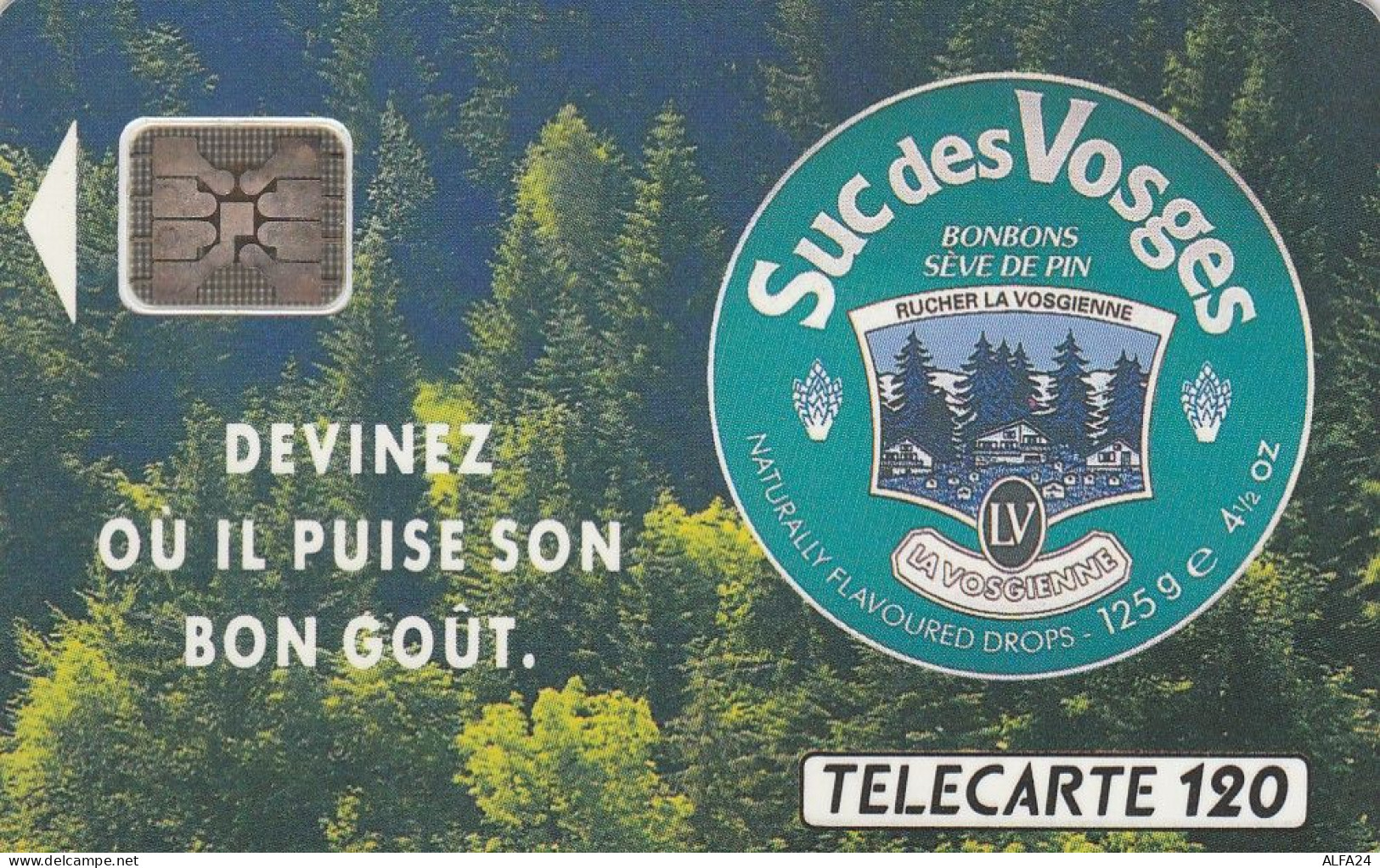 TELECARTE F316 SUC DES VOGES (4) - 1993