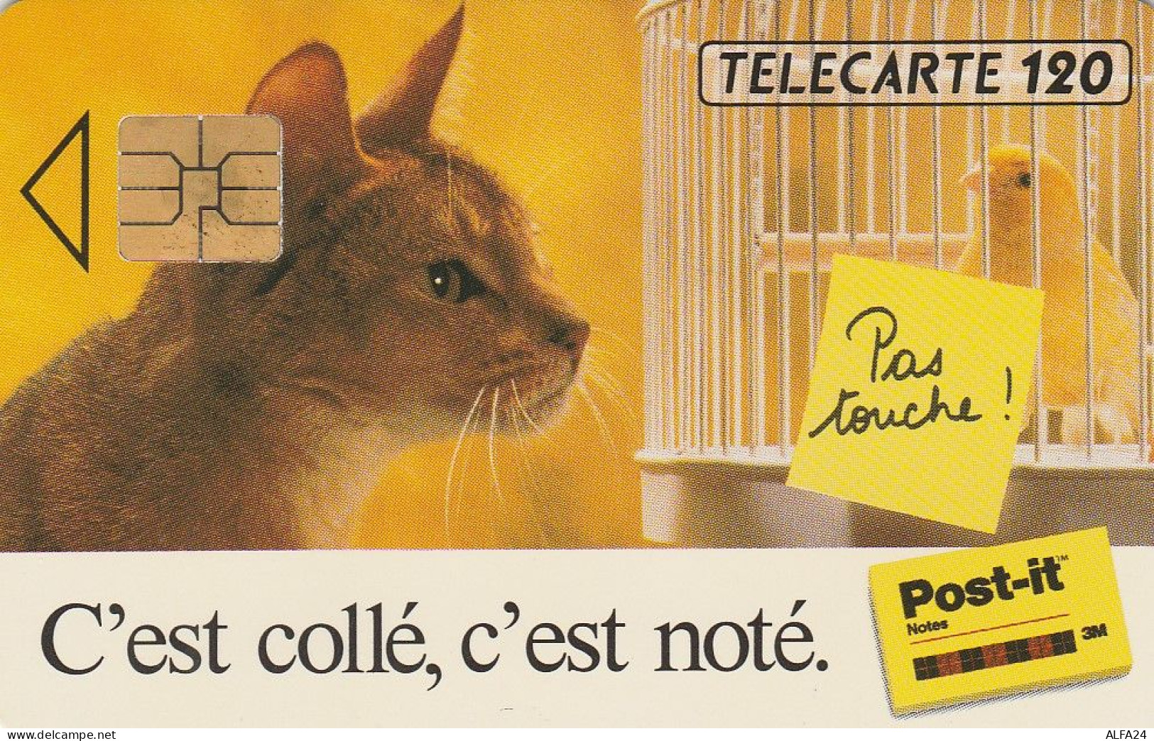 TELECARTE F322 POST-IT (2) - 1993