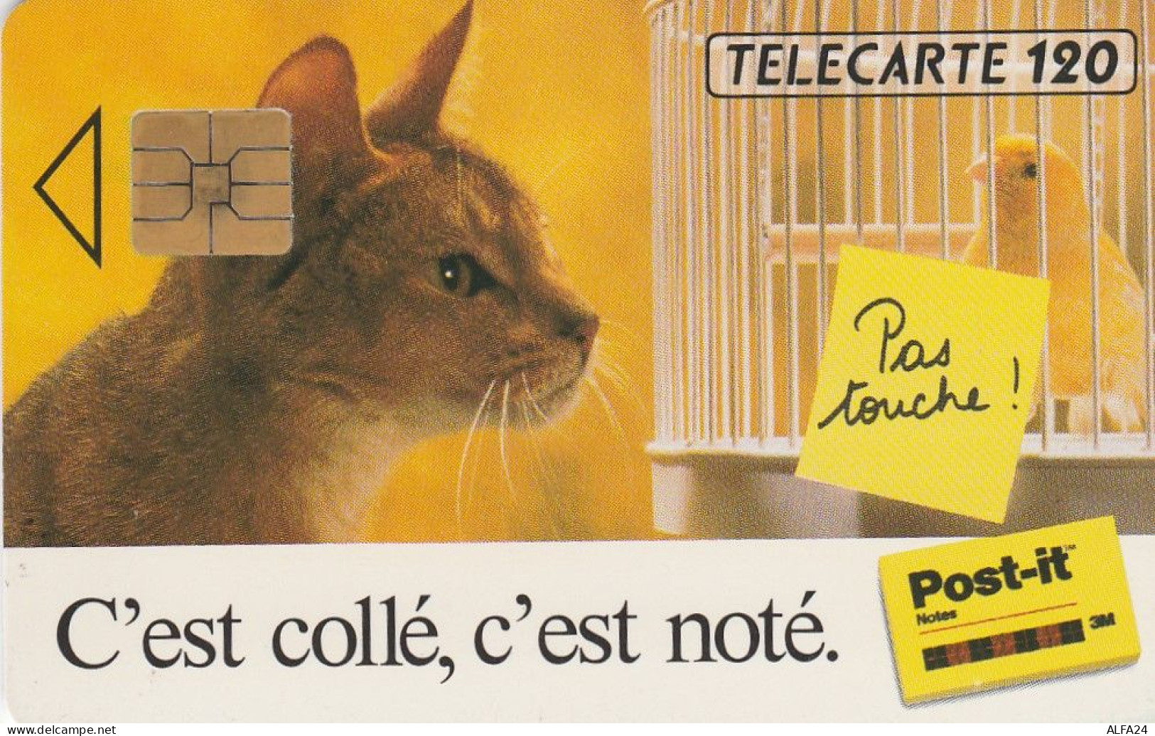 TELECARTE F322 POST-IT (3) - 1993