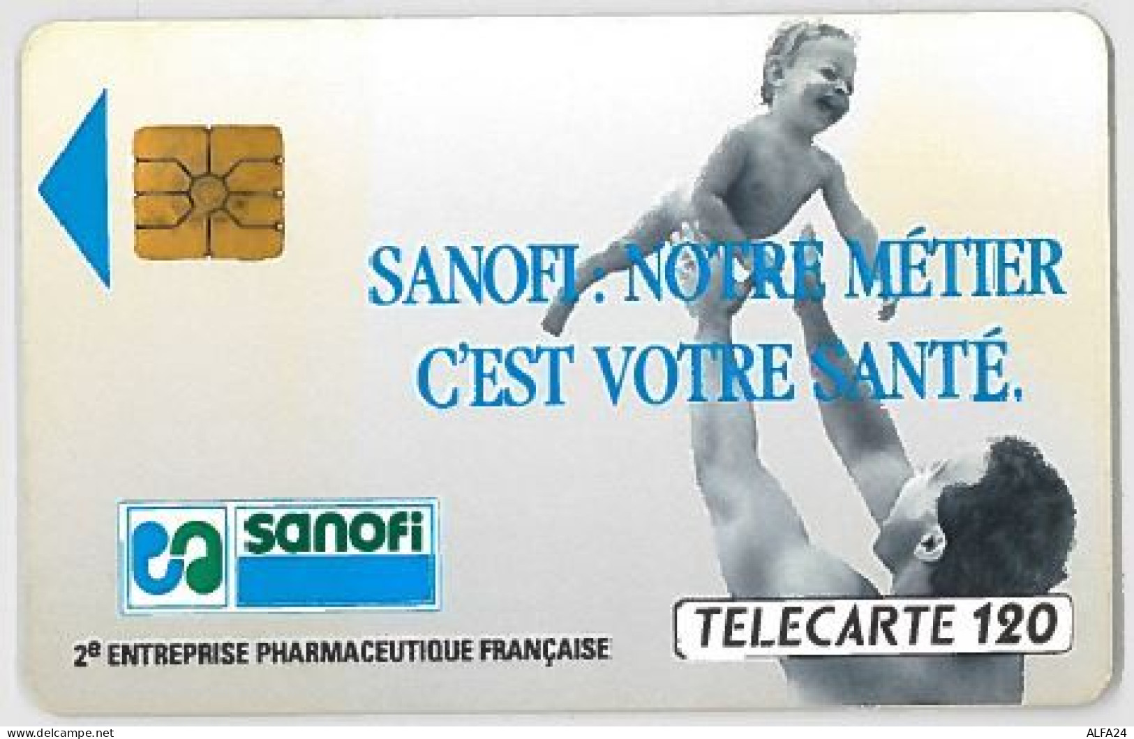 TELECARTE F123 SANOFI - 1991