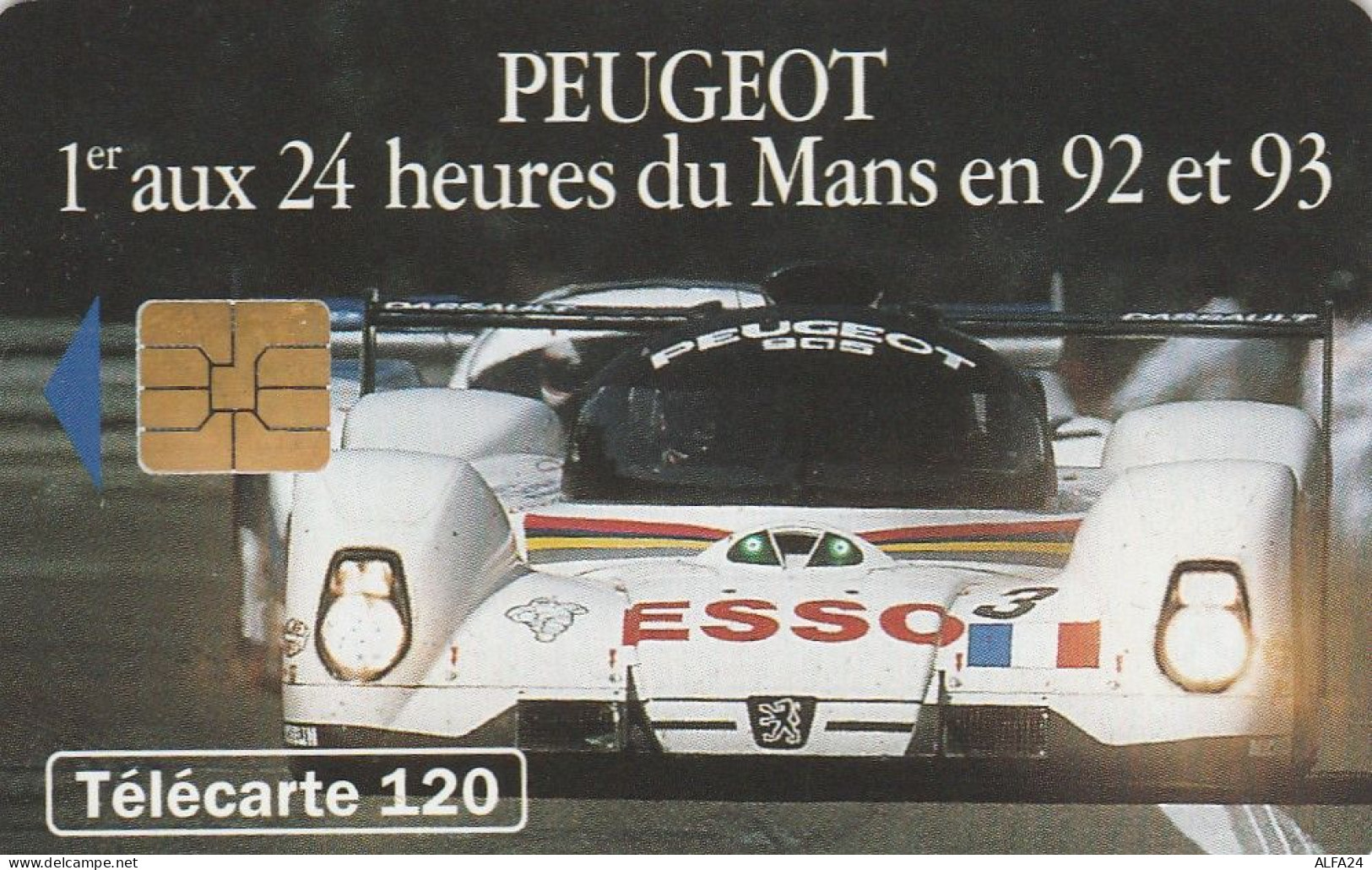 TELECARTE F404 PEUGEOT (2) - 1993
