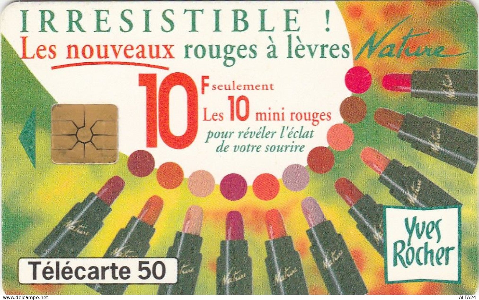 TELECARTE F589 YVERS ROCHER - 1995