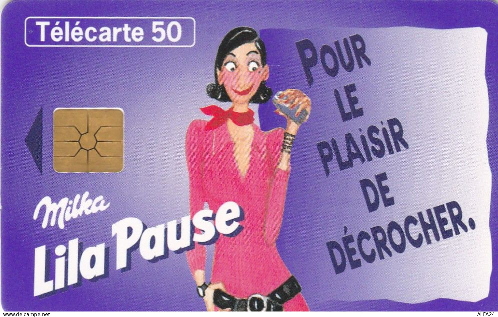 TELECARTE F625 LILA PAUSE - 1996