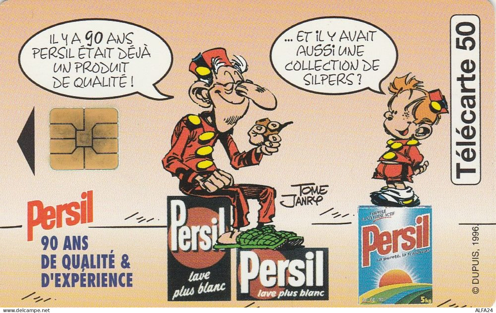 TELECARTE F632 PERSIL - PLUS BLANC - 1996