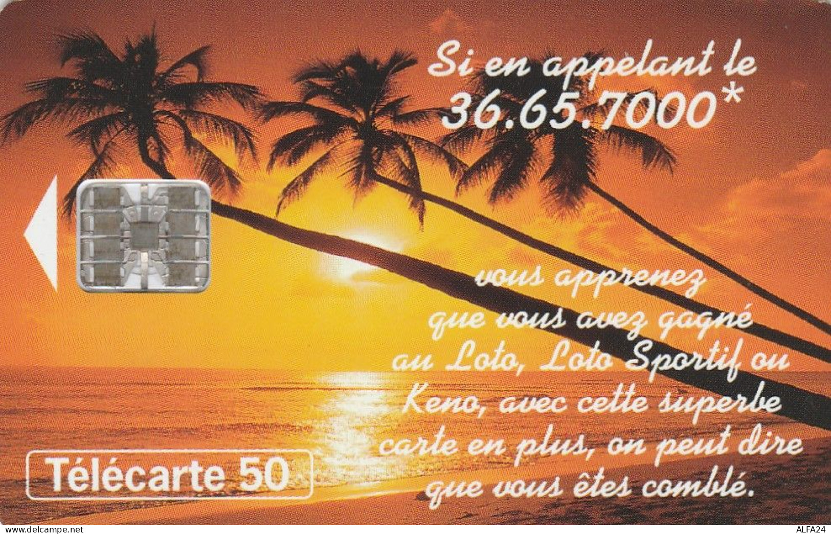 TELECARTE F666 FRANCAISE DES JEUX - 1996