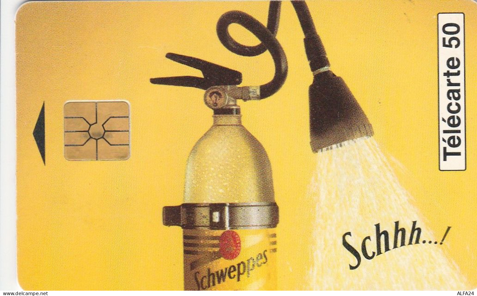 TELECARTE F668 SCHWEPPES EXTINCTEUR - 1996