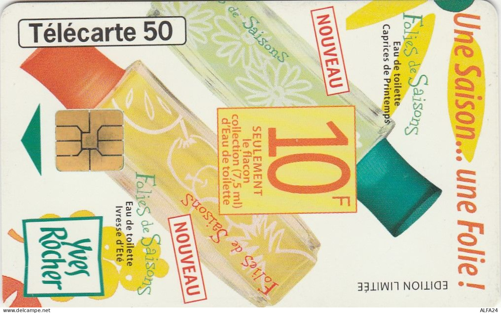 TELECARTE F742 YVES ROCHER 97 - 1997