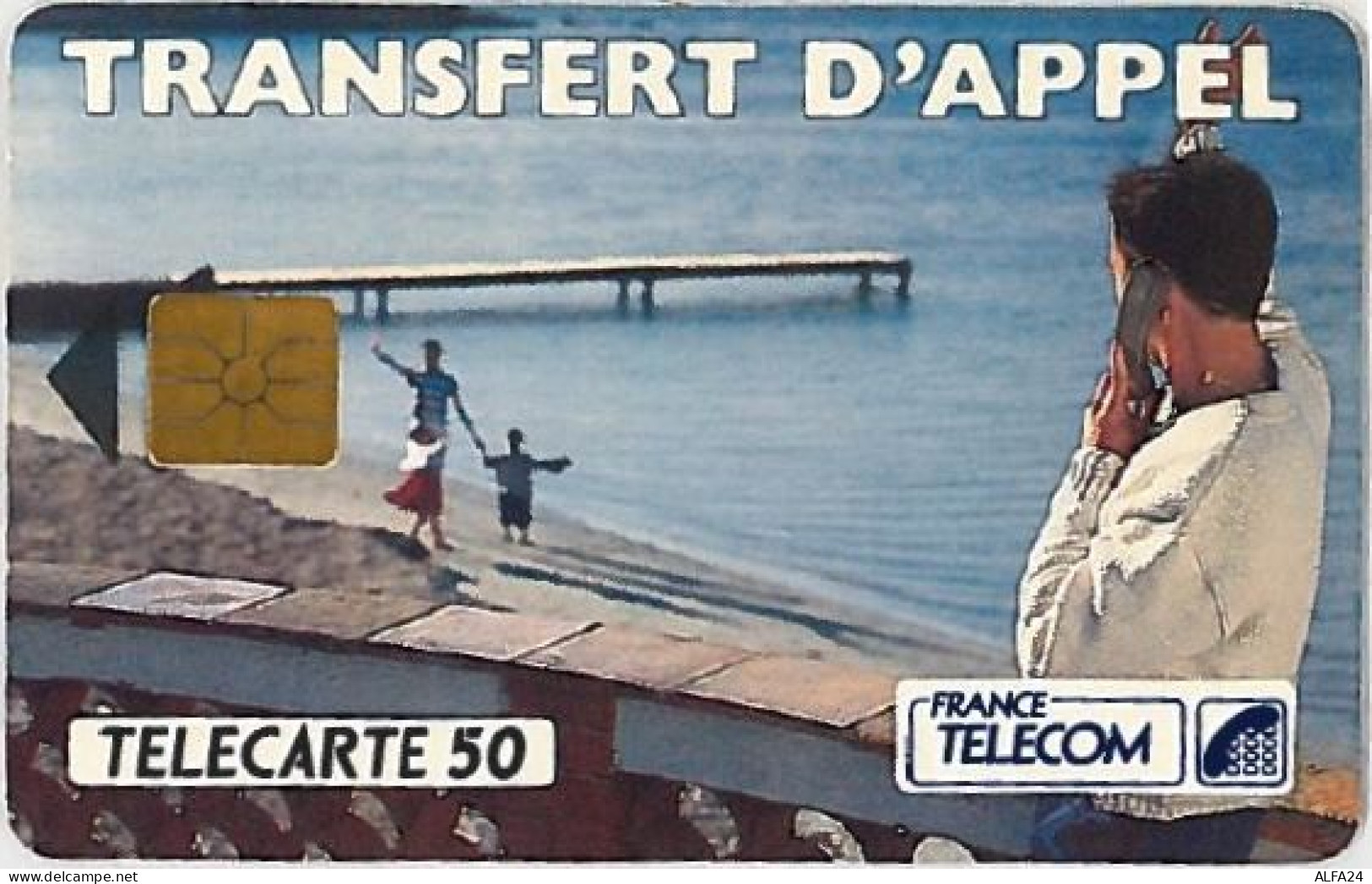 TELECARTE F275D 8-92 TRANSFERT D'APPEL - 1992