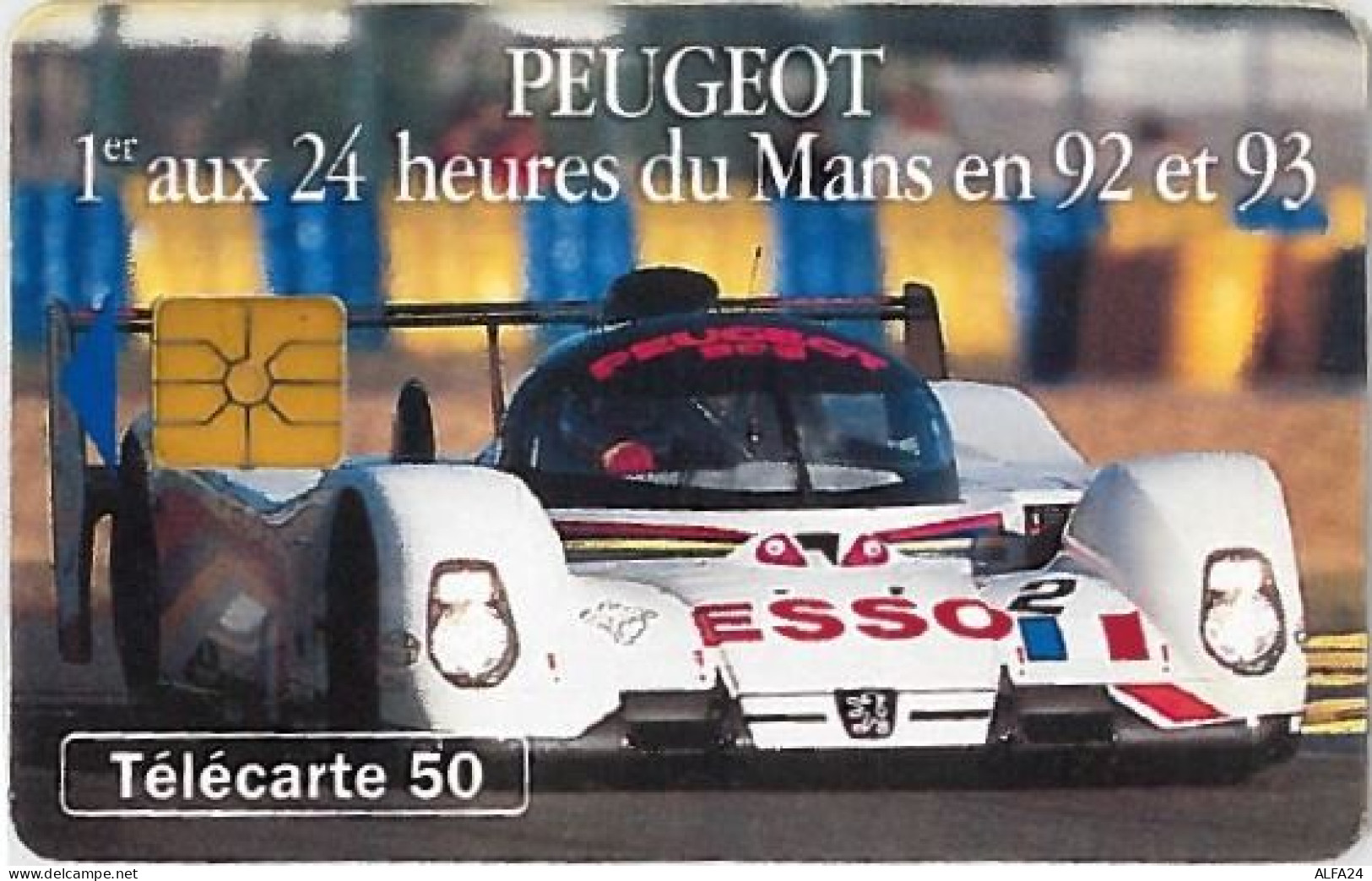 TELECARTE F393 PEUGEOT 905 1 (2) - 1993