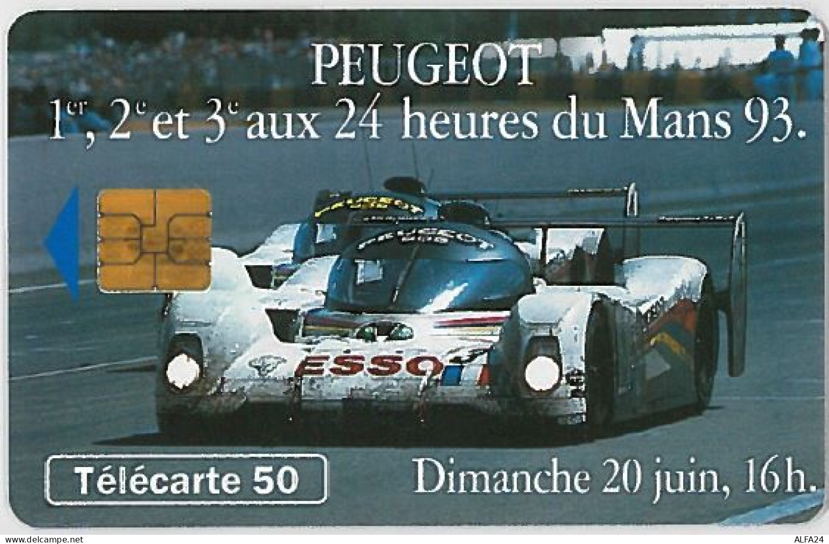 TELECARTE F415 PEUGEOT 905 2 (2) - 1993