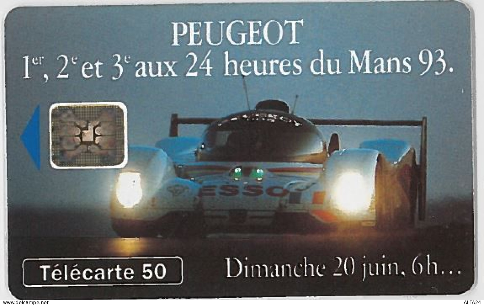 TELECARTE F411 PUGEOT 905 2 - 1993