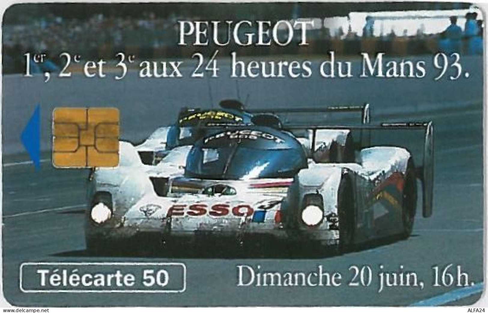 TELECARTE F415 PEUGEOT 905 2 - 1993