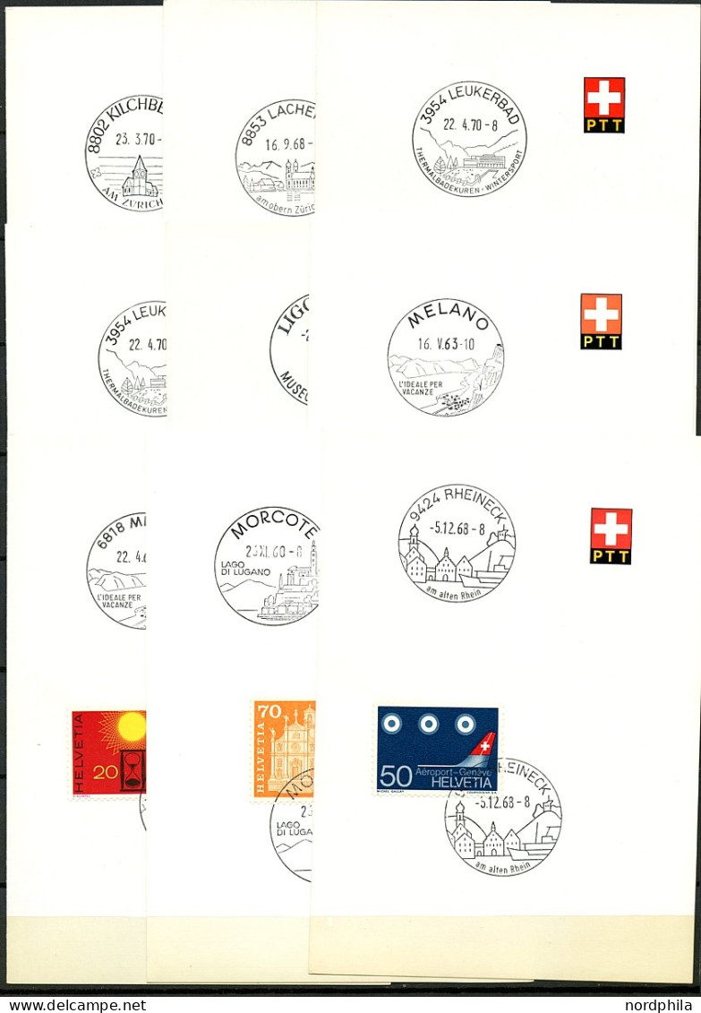 SAMMLUNGEN 527 BRIEF, Schweiz ab ca. 1949, Sammlung von 90 Belegen alle Bezug auf Wasserwirtschaft, Seen, Flüsse und The