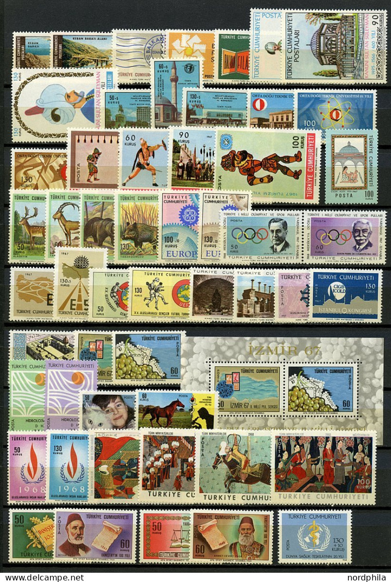 TÜRKEI 1769-2864 , Türkei 1960/1989, Sammlung Ab Nr. 1769 Bis Nr. 2864, Alle Marken Und Blocks Postfrisch. Die Jahrgänge - Sonstige & Ohne Zuordnung