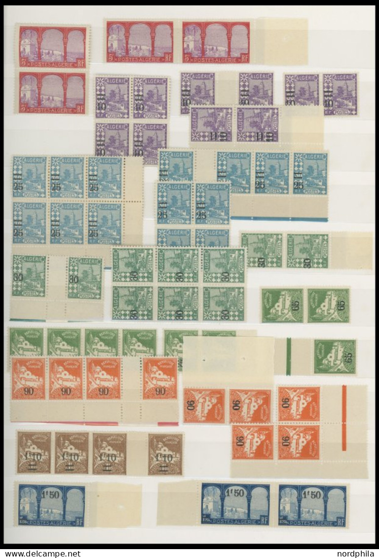 ALGERIEN , Postfrische Partie Algerien Von 1924-50, Prachterhaltung - Algerien (1962-...)