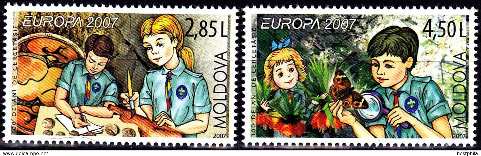 Europa Cept - 2007 - Moldova - (Scouting) ** MNH - 2007