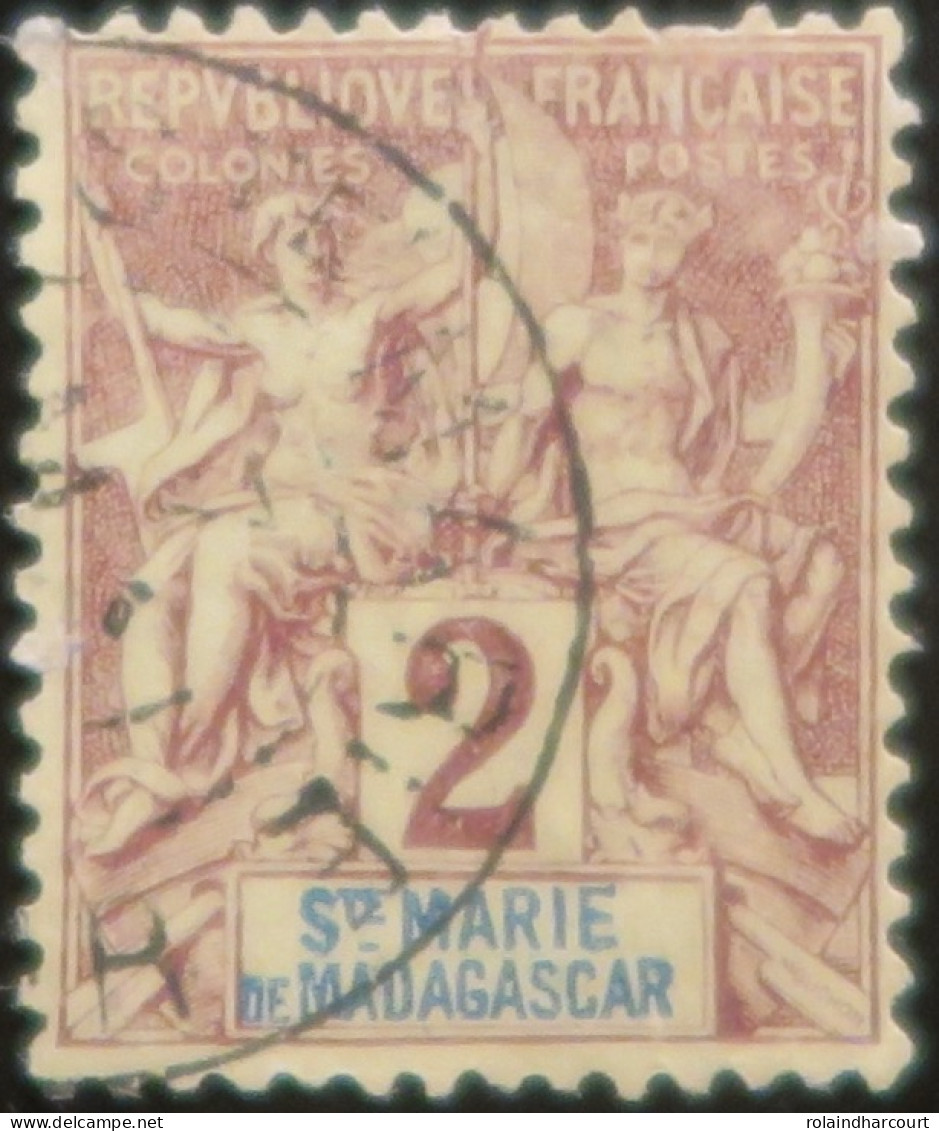 LP3972/256 - 1894 - COLONIES FRANÇAISES - SAINTE MARIE DE MADAGASCAR - N°2 Oblitéré - Gebruikt