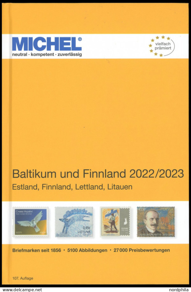 PHIL. KATALOGE Michel: Europa Band 11, Baltikum Und Finnland 2022/2023, Alter Verkaufspreis: EUR 69.- - Philatélie Et Histoire Postale