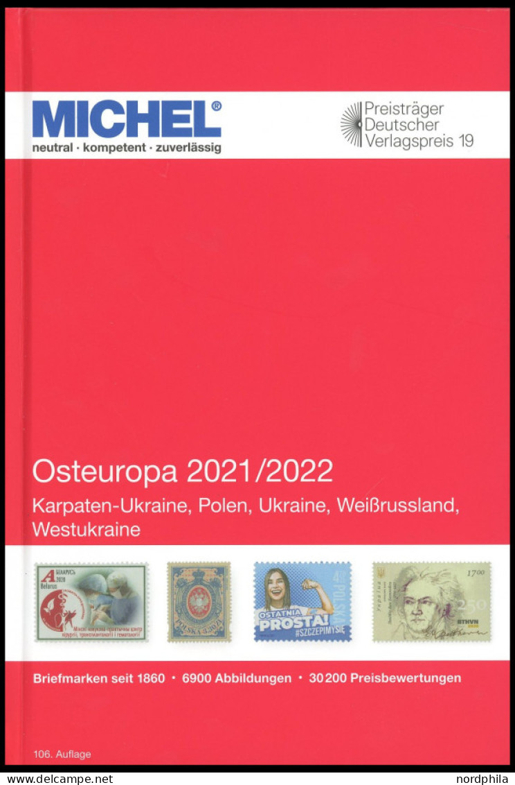 PHIL. KATALOGE Michel: Europa Band 15, Osteuropa 2021/2022, Karpaten-Ukraine, Polen, Ukraine, Weißrussland, Westukraine, - Philately And Postal History