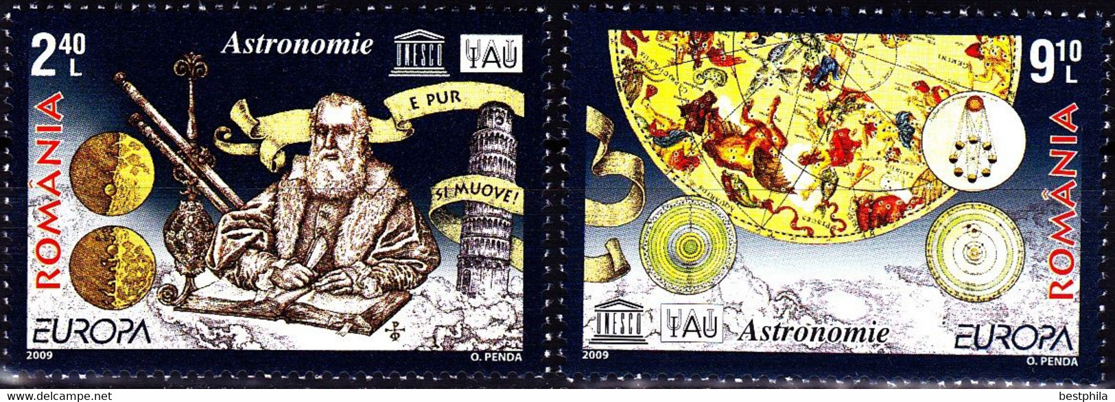 Europa Cept - 2009 - Romania, Rumenien - (Astronomy) ** MNH - 2009