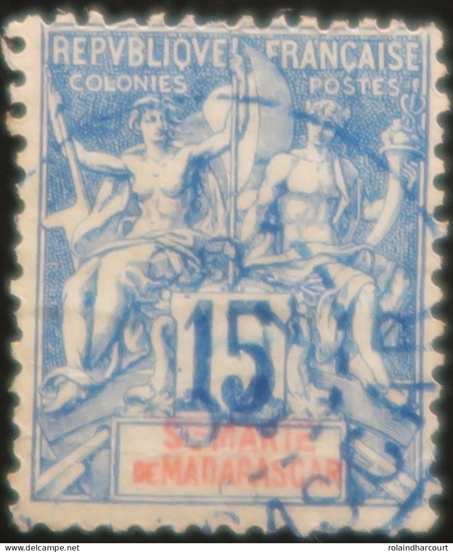 LP3972/259 - 1894 - COLONIES FRANÇAISES - SAINTE MARIE DE MADAGASCAR - N°6 Avec CàD BLEU - Used Stamps