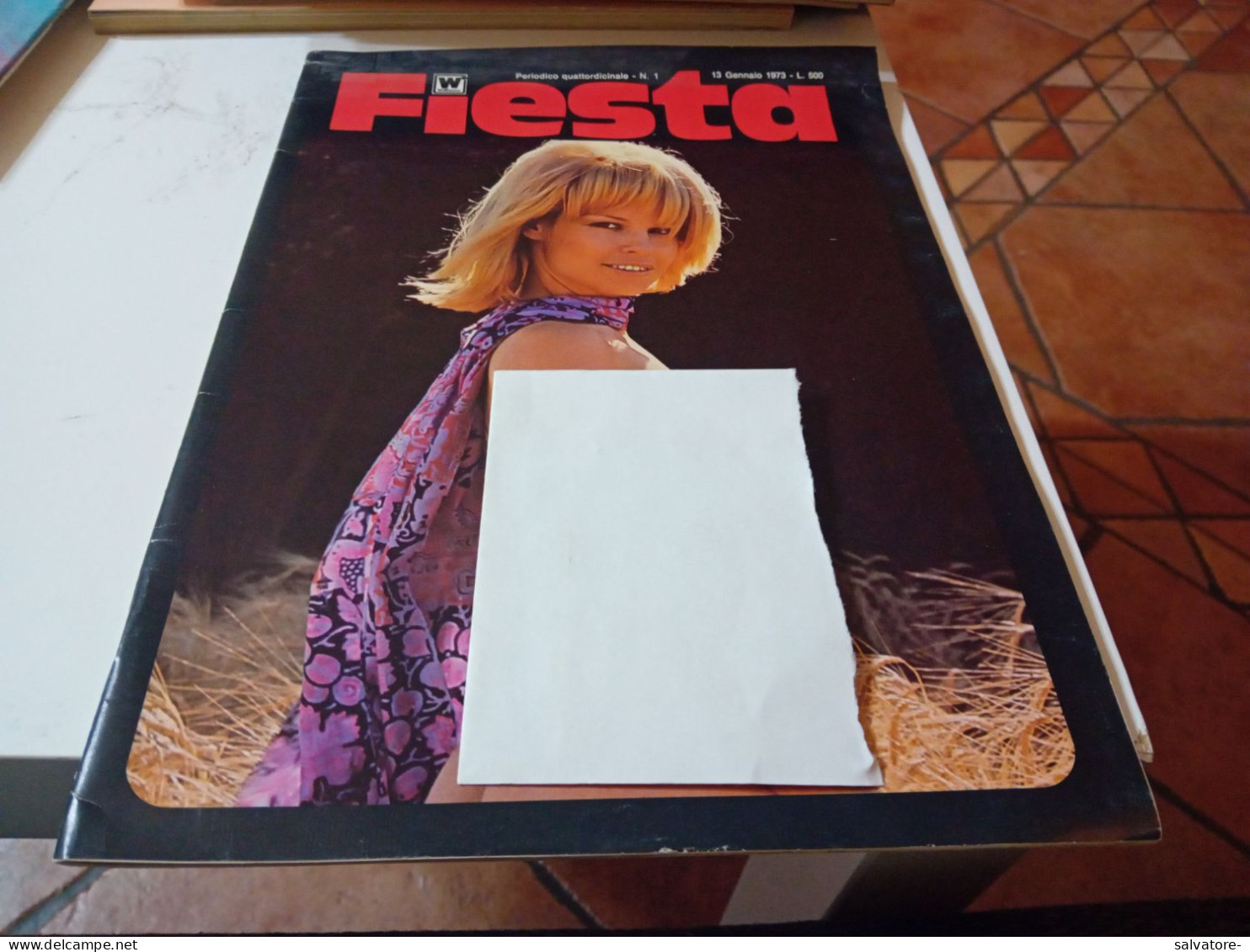 RIVISTA SEX FIESTA- PERIODO QUATTORDICINALE- NUMERO 1- 13 GENNAIO 1973 - Santé Et Beauté