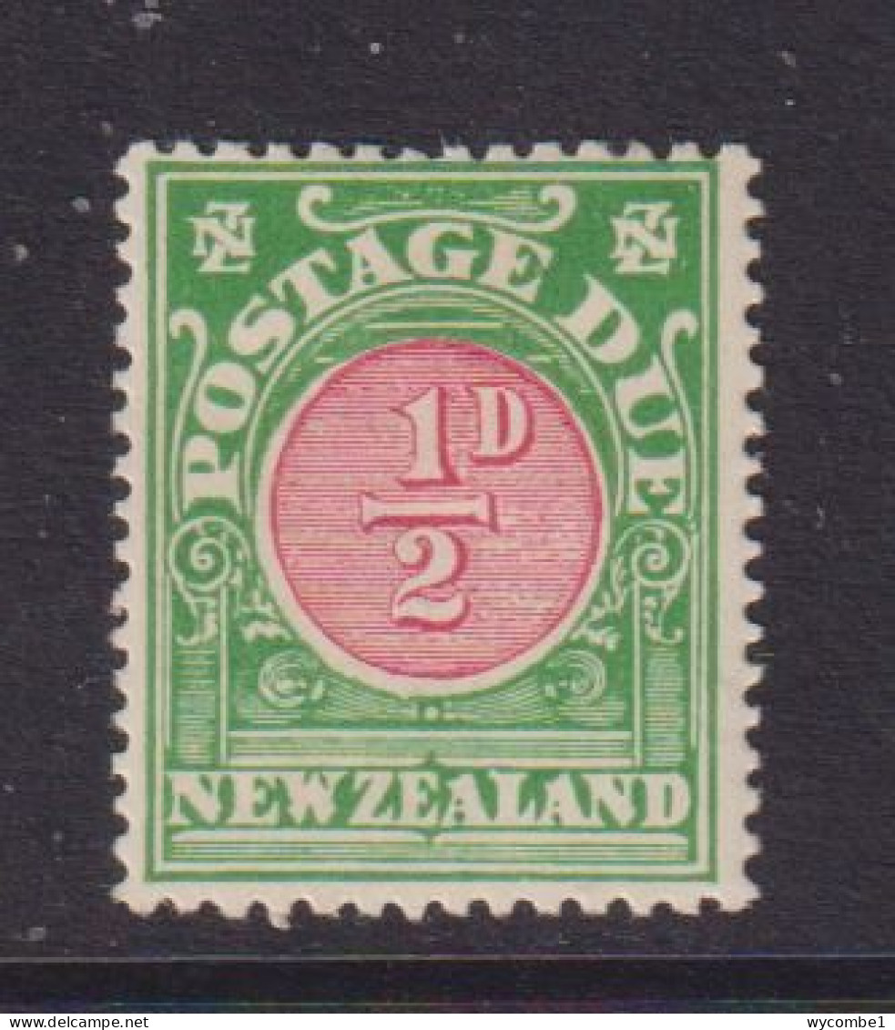 NEW ZEALAND  - 1904-28 Postage Due  Wmk Single Lined NZ And Star Close 1/2d Hinged Mint - Postal Fiscal Stamps